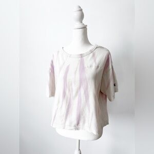 Champion Cropped Tie-Dye T-Shirt
